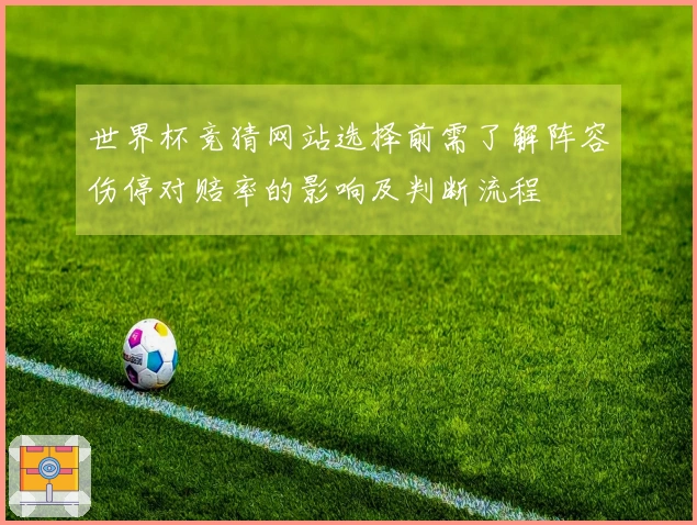 世界杯竞猜网站选择前需了解阵容伤停对赔率的影响及判断流程